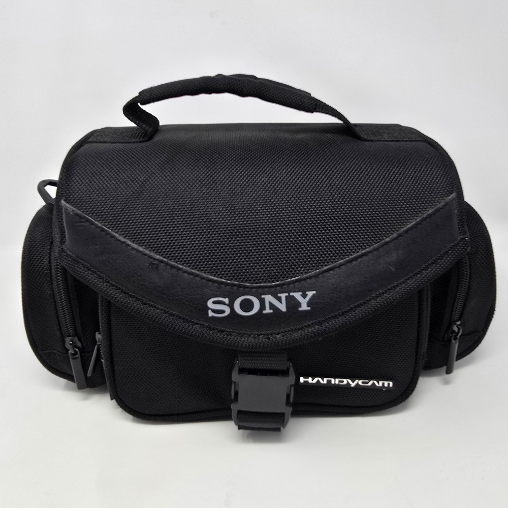 Sony‎ LCS-VA30 Handycam Camcorder Bag Camera Black Padded Case Shoulder Strap